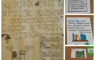 Plakaty uczni&oacute;w z kl. 6 i kl. 7