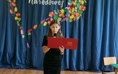 Życzenia dla nauczycieli w imieniu Samorządu Uczniowskiego