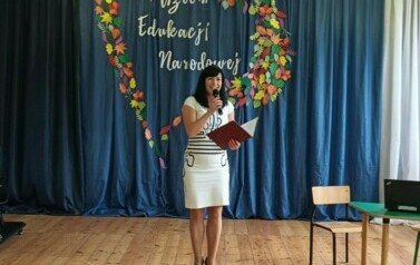 Pani Dyrektor wita zebranych