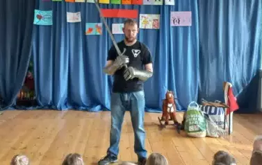 Pan Paweł ciekawie opowiadał o dawnych czasach