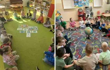 Zajęcia edukacyjne o tematyce ekologicznej.