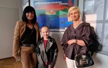 Joanna z Panią Dyrektor i Panią Martą
