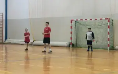 Chłopcy podczas rozgrywek