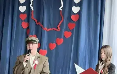 Ksawery jako leśniczy.