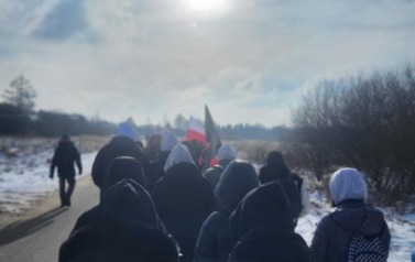 Marsz Pamięci Powstańc&oacute;w Styczniowych z Kurozwę do Staszowa.