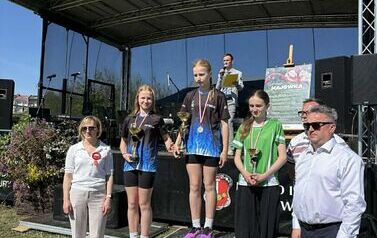 Dziewczęta na podium - Bieg do Serca Kołłątaja
