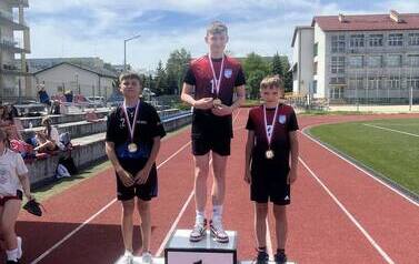 Kacper na podium