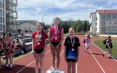 Daria na podium