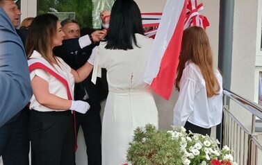Odsłonięcie tablicy pamiątkowej