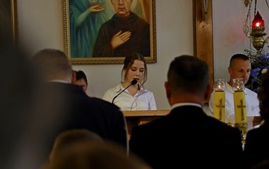 Modlitwa wiernych - uczennica Anna Zielińska