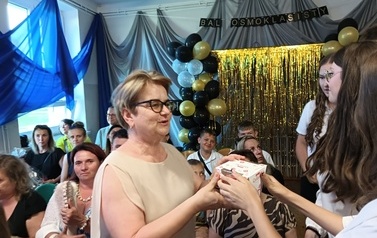 Podziękowanie wychowawczyni z klas młodszych