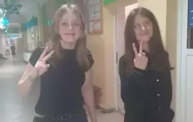 Uczennice z klasy 7