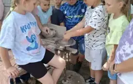 Udział w warsztatach \'Na kole garncarskim\'