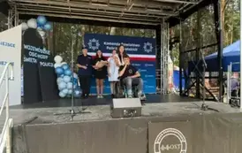 Nasi uczniowie - aktorzy podczas występu