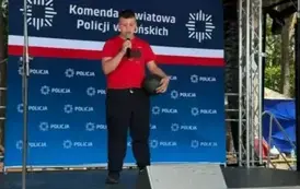 Ksawery podczas występu