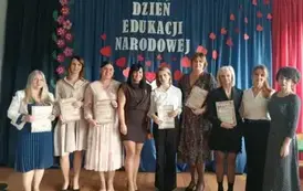 Nagrodzeni nauczyciele.