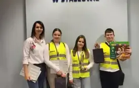 Uczestnicy konkursu wraz z opiekunem