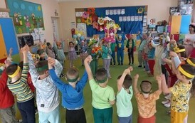 Wiosenne zabawy przedszkolak&oacute;w
