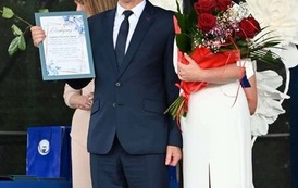 Pani dyrektor Joanna Modras-Nowacka z byłym dyrektorem ZPO w Mostkach panem Janem Krupą