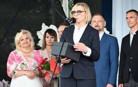 Przem&oacute;wienie Zastępcy Burmistrza Miasta i Gminy Stasz&oacute;w  pani dr Ewy Kondek