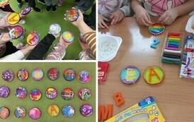 Dzieci utrwalały kształty liter poprzez zabawy grafomotoryczne o r&oacute;żnorodnej formie (sesja jesienna)
