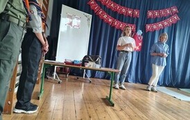 Harcerze podczas Światowego Dnia Pierwszej Pomocy