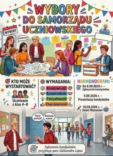 Wybory do Samorządu Uczniowskiego 
