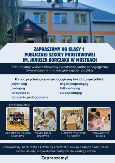 Rekrutacja do klasy pierwszej na rok szkolny 2026/2027