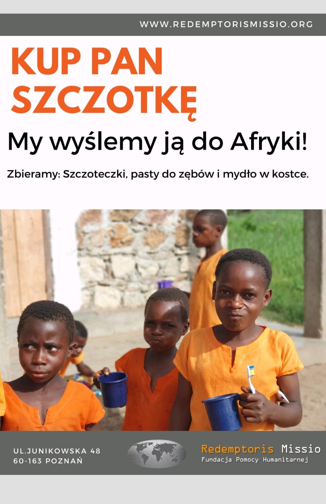 Plakat akcji Kup Pan Szczotkę