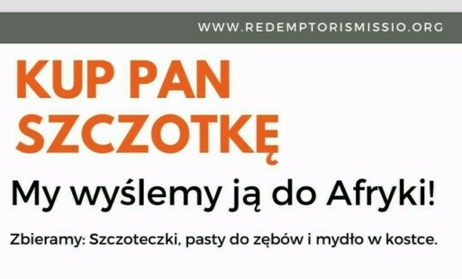 Plakat akcji 'Kup Pan Szczotkę'