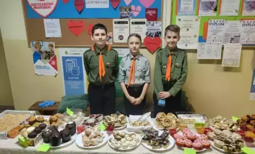 Harcerze nadzorowali przebieg akcj