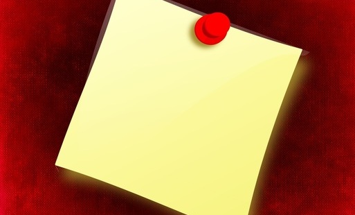 notatka - post-it note